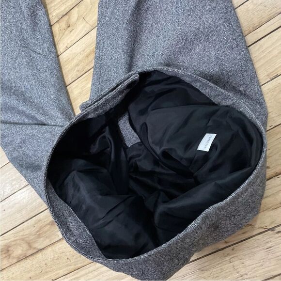 ANN TAYLOR Stretch Gray Wool Tweed Dress Pants Womens 6 Pro Office Career VTG 6 - Picture 5 of 16